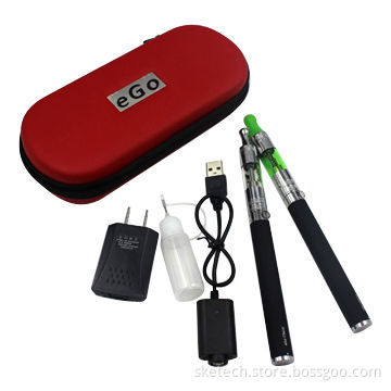 Popular dual coil atomizer and ego twist battery, booster tank with eGo twist battery starter kits